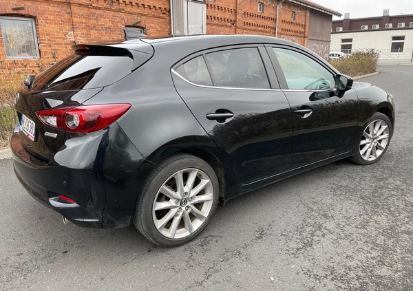 Mazda 3 cena 57500 przebieg: 155000, rok produkcji 2017 z Nowe Brzesko małe 56